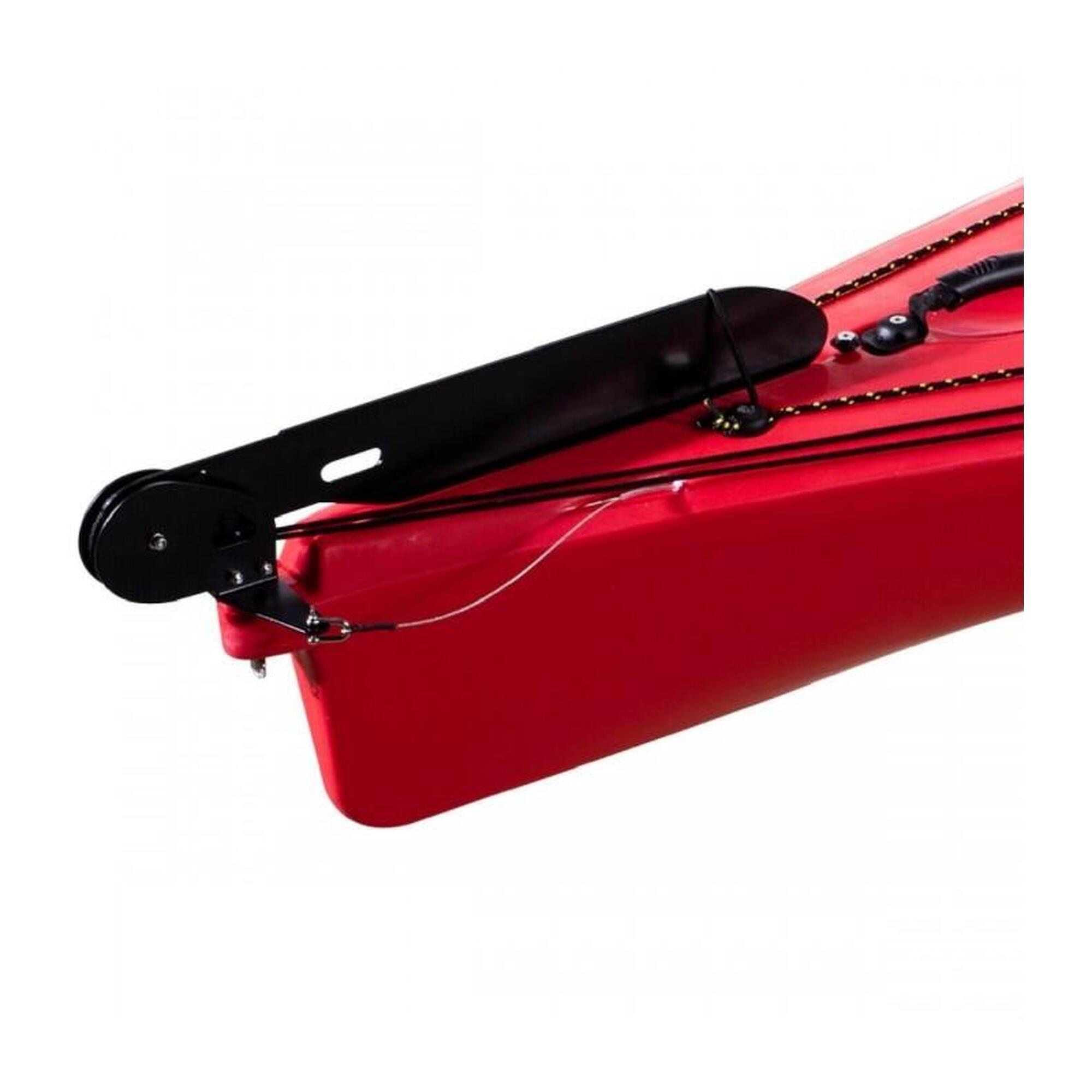Kayak de mar y travesías Wind 420 - Rojo - 420 x 64 cm 4/5