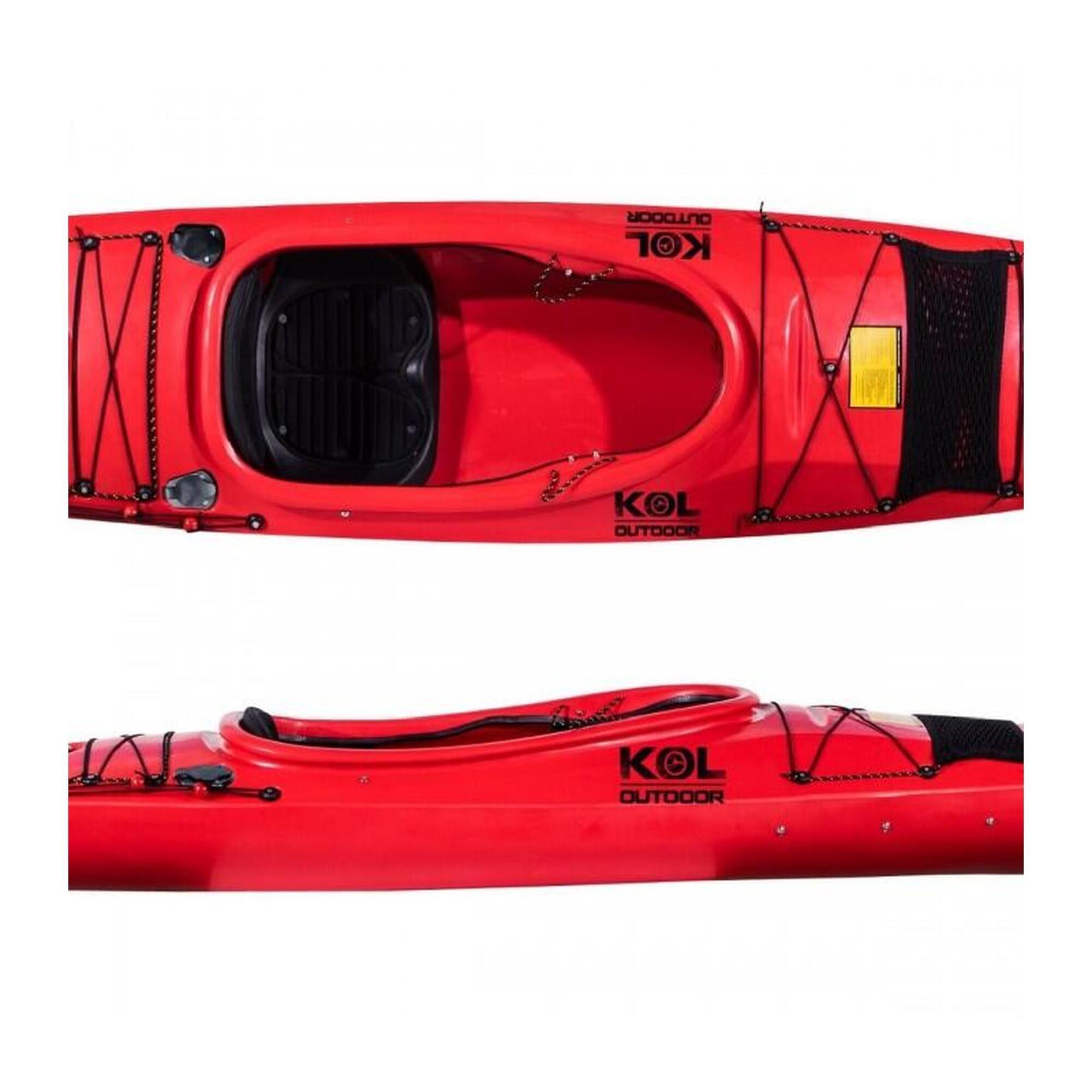 Kayak de mar y travesías Wind 420 - Rojo - 420 x 64 cm 3/5
