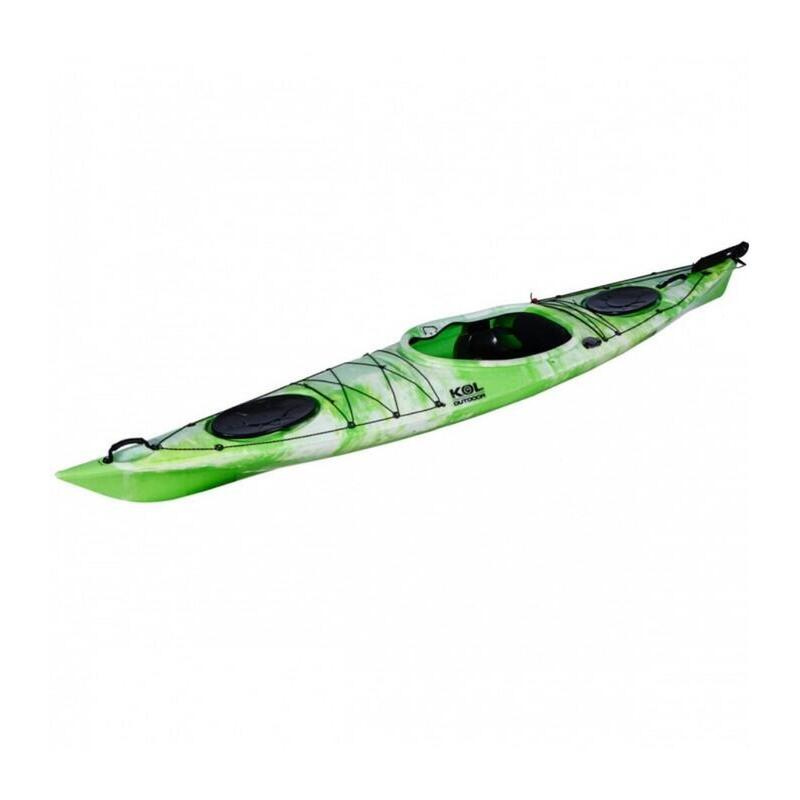 lector Queja Meditativo Kayak de mar y travesías Wind 420 - Verde Blanco - 420 x 64cm | Decathlon