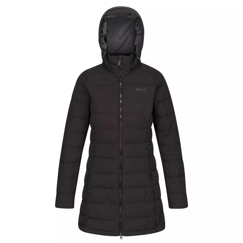 Women's STARLER quilted jacket (Black)