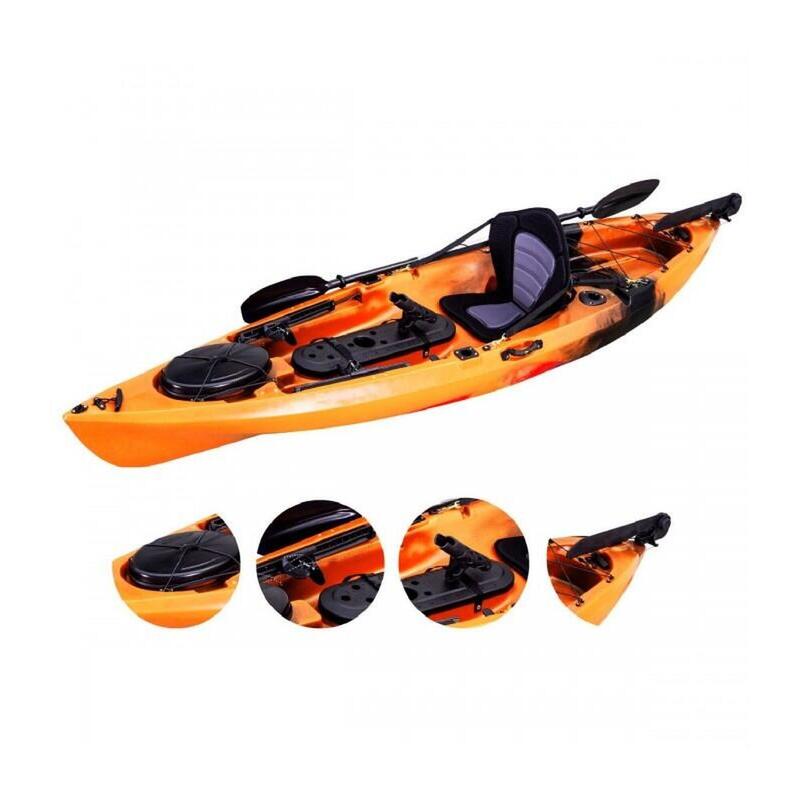 Kayak para pesca curricán Pro Angler 10 Naranja (310 x 76cm)