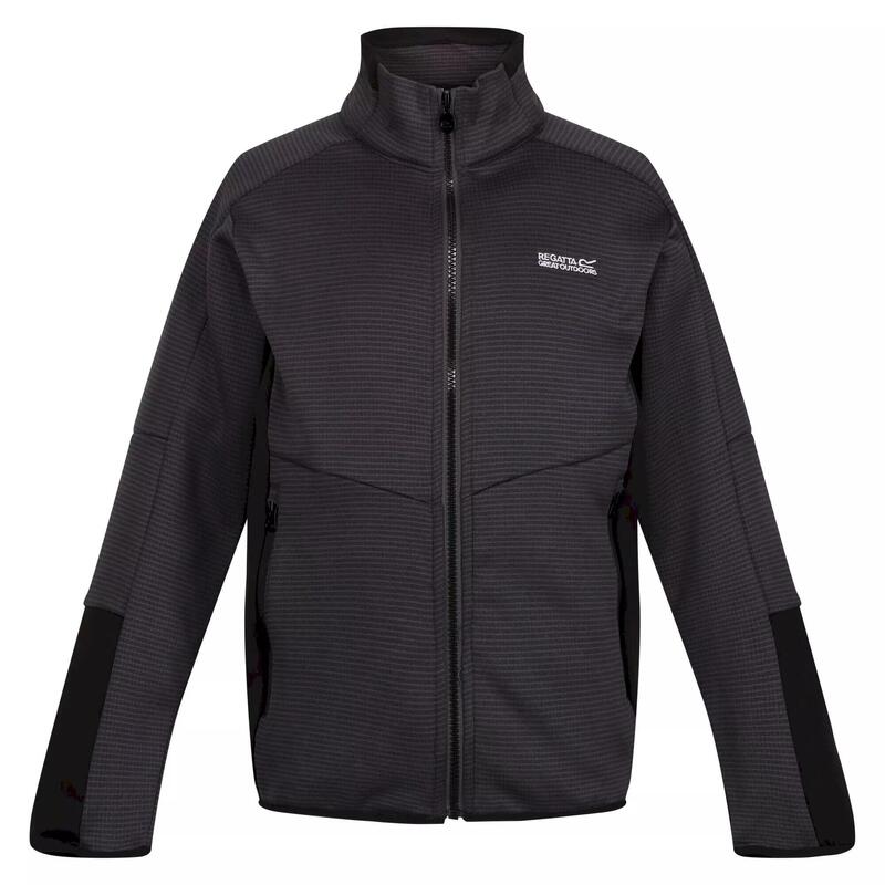 Veste polaire HIGHTON Enfant (Gris foncé / Noir)