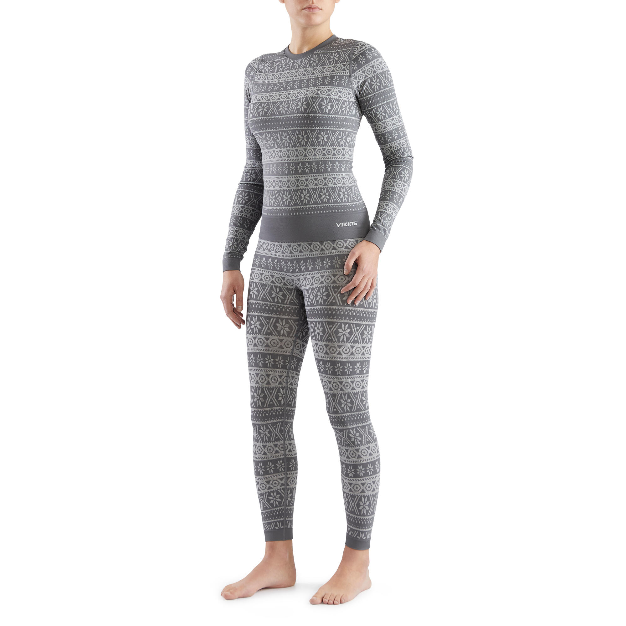 VIKING Thermounterwäsche Damen Set Viking Hera Women dunkelgrau