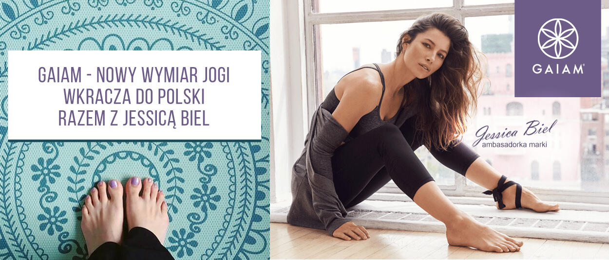 Pasek do jogi GAIAM, poliester, 183 cm, 61378 3/4