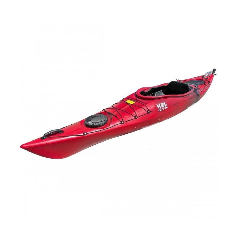 portátil crecimiento lila Kayak de mar y traveías con timón Swift Rojo/Negro - 360x64cm | Decathlon