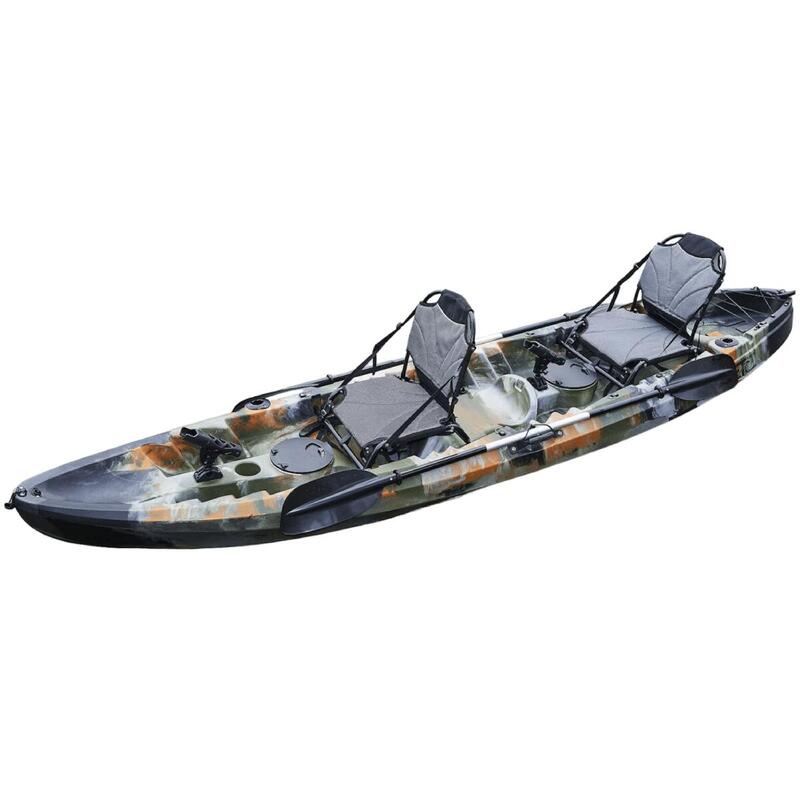 Kayak pesca doble Oceanus Pro Jungle Camo (370 x 86cm) - Asientos aluminio