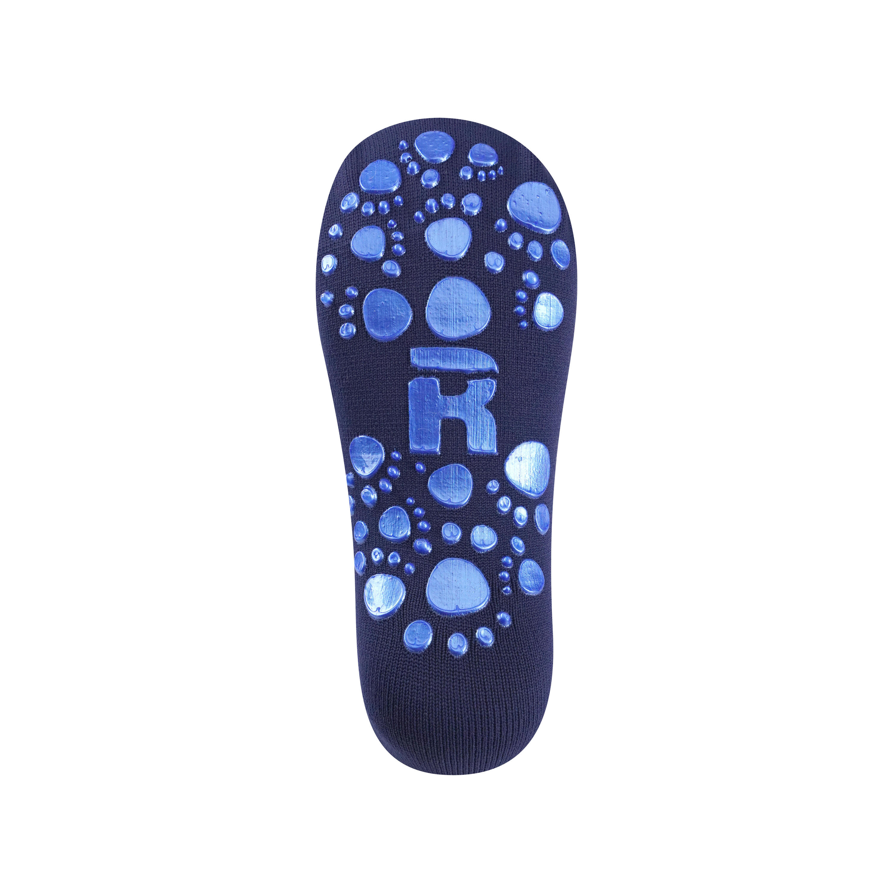 chaussettes gym enfants pour maison l'école antidérapantes antibactérien bleu 4/5