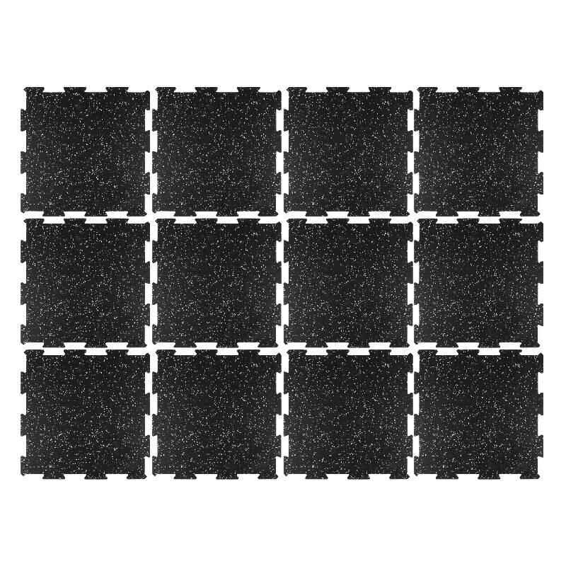 Trainingsboden MOVO Puzzle Floor Mosaik grau 50x50 | Matte | 12 Stück