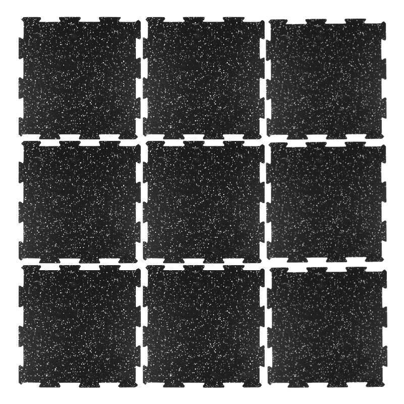 Podłoga do Treningu MOVO Puzzle Floor mosaic grey 49x49 | mata | 9 sztuk