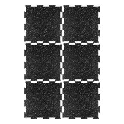 Sol d'entraînement MOVO Puzzle Mosaïque de sol gris 49x49 | tapis | 6 morceaux