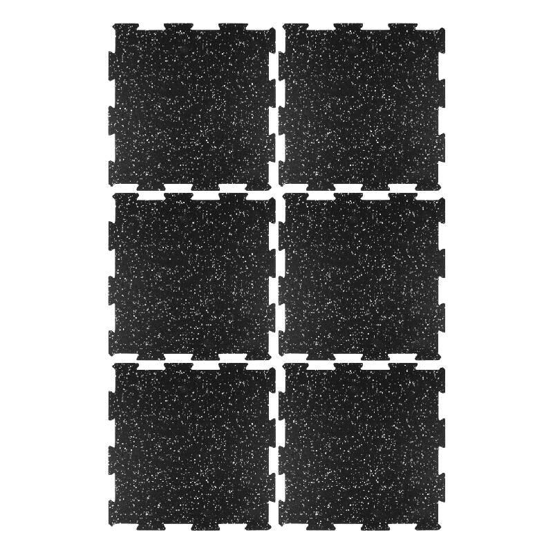 Sol d'entraînement MOVO Puzzle Mosaïque de sol gris 49x49 | tapis | 6 morceaux