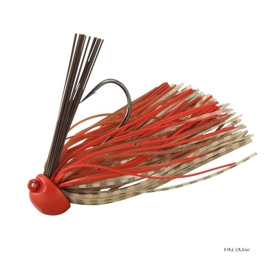 Disparo de advertencia de Rubber Jig Gamakatsu (10 g - Fire Craw) 1/1