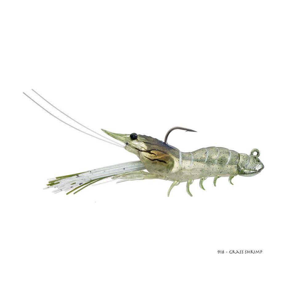 Leurre Souple Live Target Fleeing Shrimp Plastic Jig (7cm - 918 - Grass Shrimp) 2/2