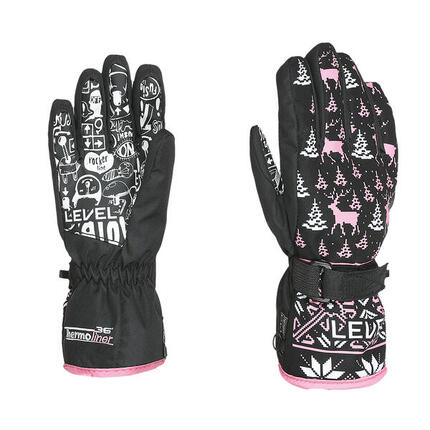 Gants De Ski/snow Junior Ninja Pink Fille