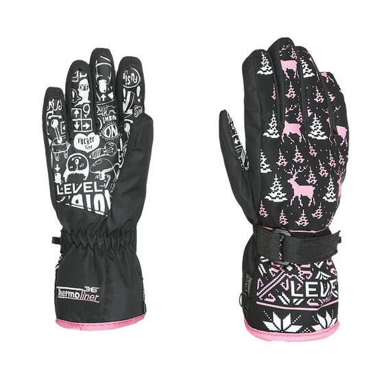 Gants De Ski/snow Junior Ninja Pink Fille