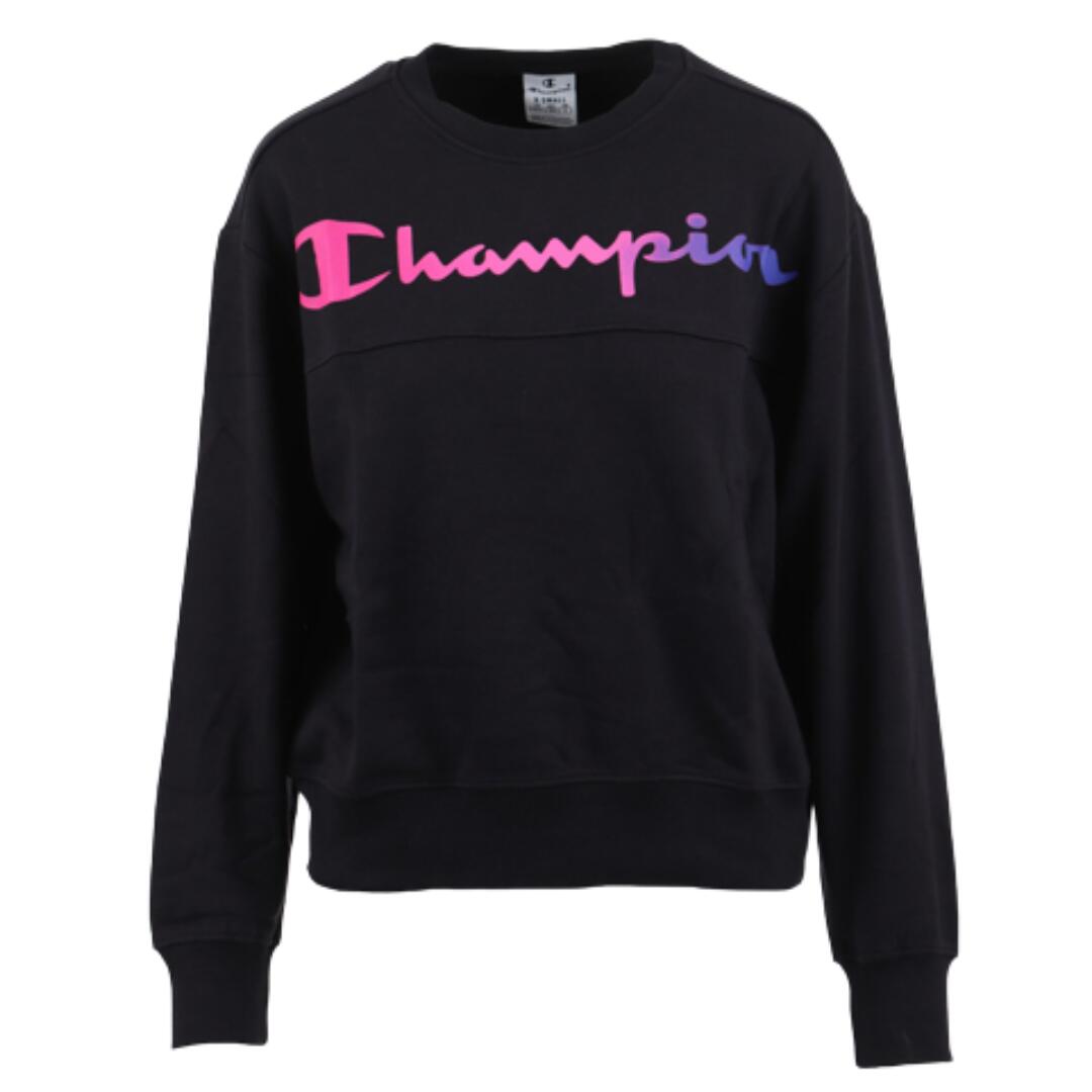 Sudadera Champion Gimnasia y Pilates Negro 3/4