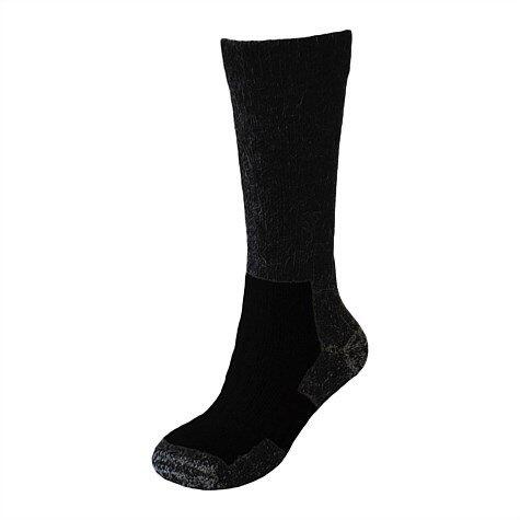 Weft Calcetines Possum Merino Trekka - Negro