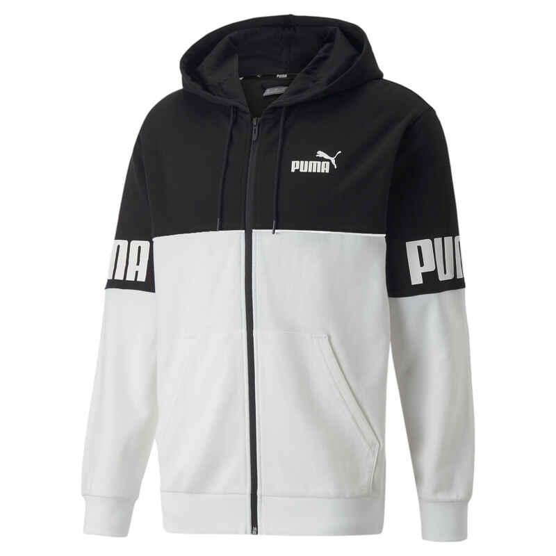 Full Zip Sweatshirt mit Kapuze Puma Power Colorblock TR