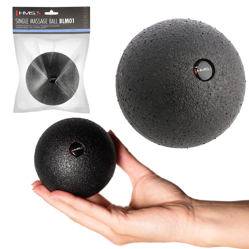 Piłka pojedyncza do masażu 8 cm HMS BLM01