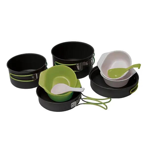 Комплект съдове Pinguin Quadri Alu, за 3-5 души