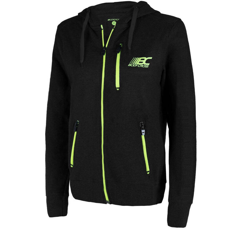 Sweat à capuche Charlotte Noir