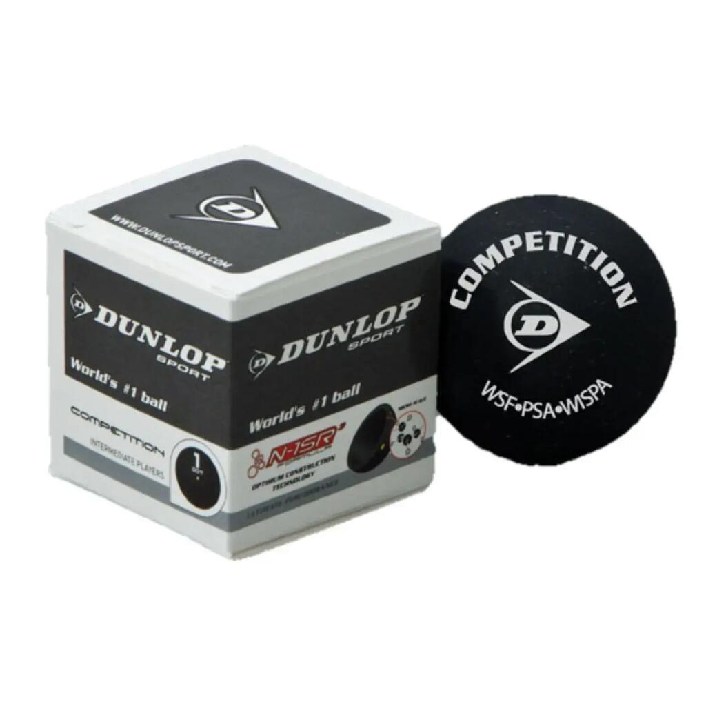 Competition Squash Balls (Black) One Size