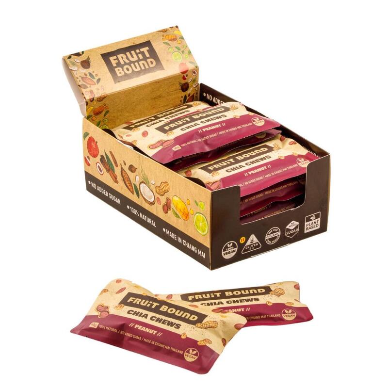 Peanut Chia Chews Energy Bar (Box of 15)