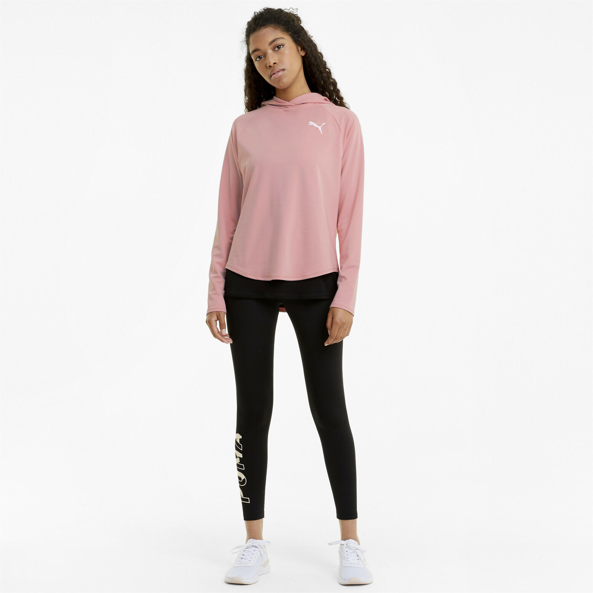 Damska bluza z kapturem Active PUMA Bridal Rose Pink 4/5