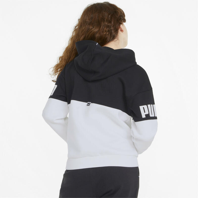 Power Colour-Blocked Jugend Hoodie PUMA