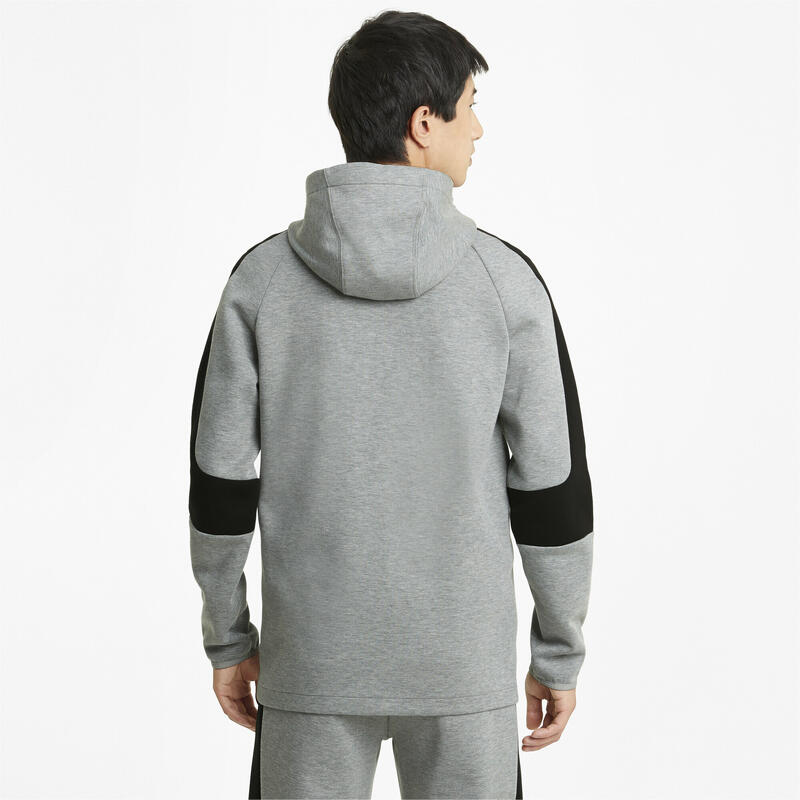 Sudadera con capucha y cremallera completa Evostripe Hombre PUMA Gris