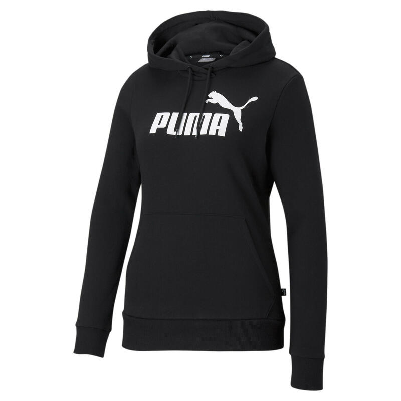 Felpa con cappuccio con logo Essentials donna PUMA