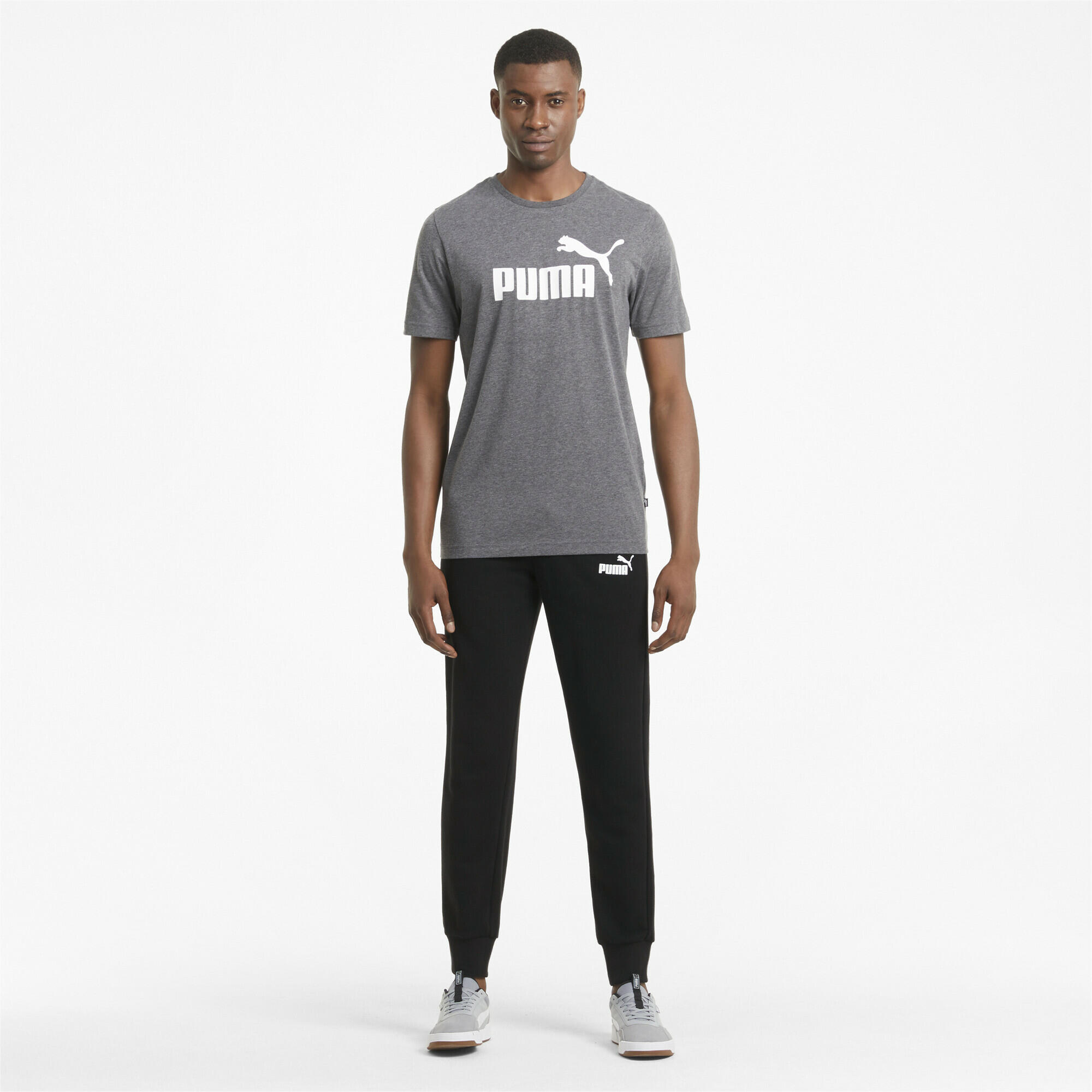 Essentials Logo Jogginghose Herren PUMA Black 4/6