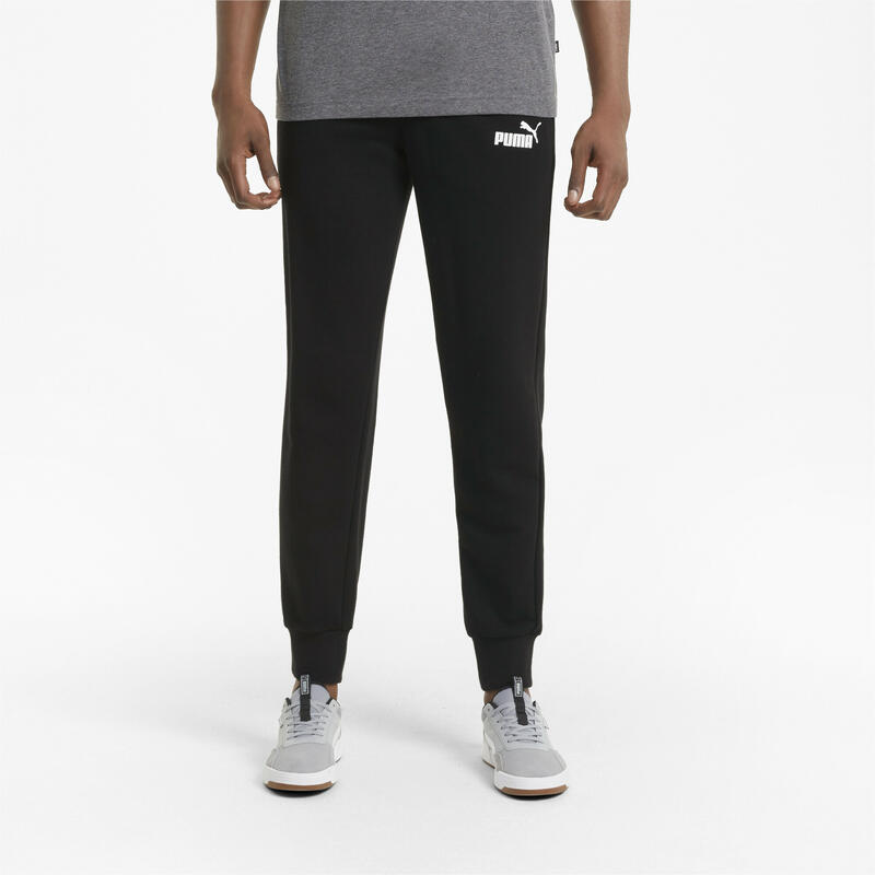 Essentials joggingbroek met logo heren PUMA Black