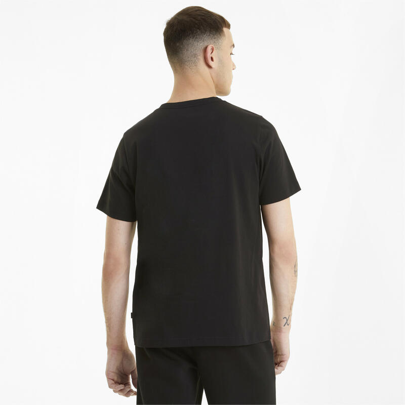 Essentials T-shirt met V-hals heren PUMA Black