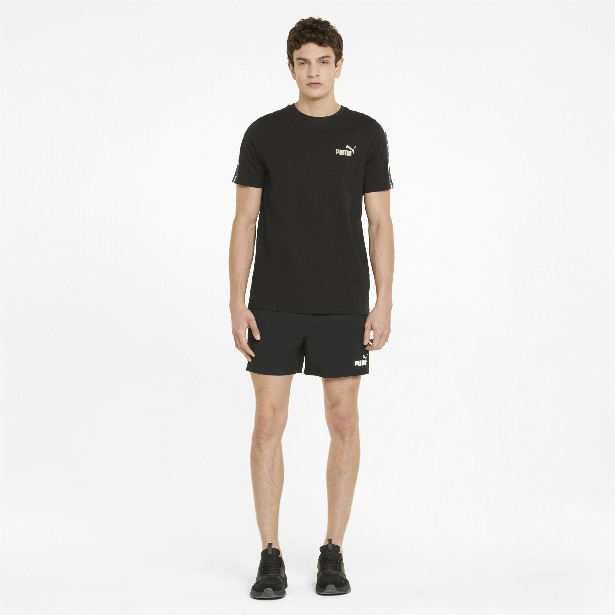 PUMA Essentials+ Tape T-Shirt Top - Preto 6/7