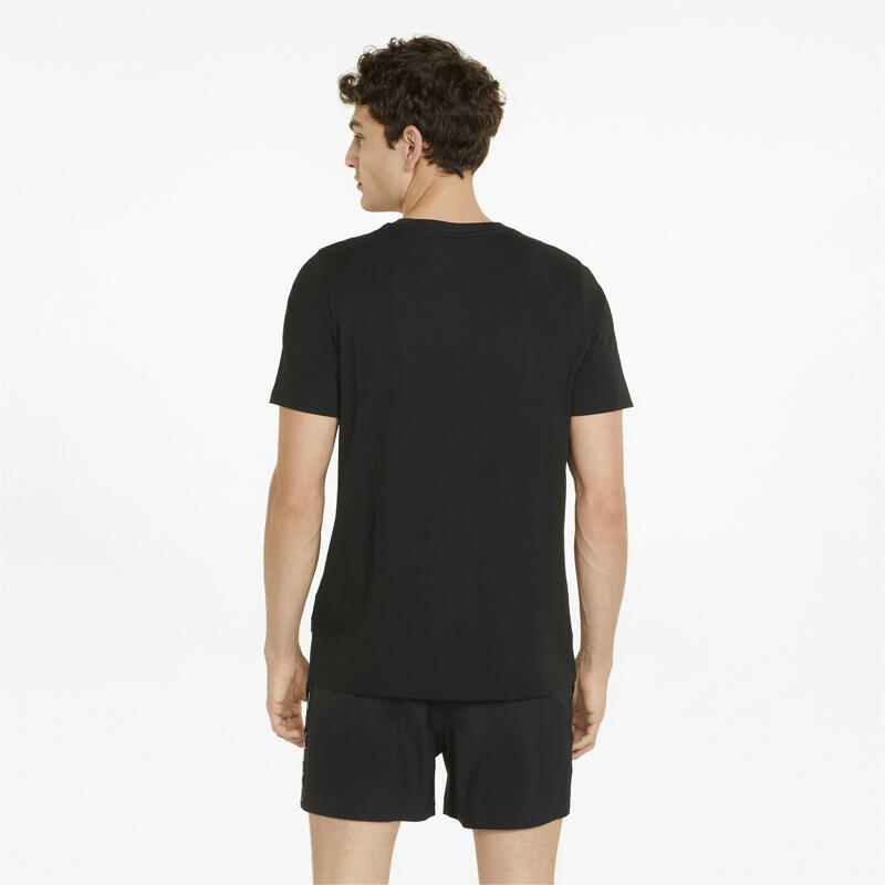 Essentials+ T-shirt met band voor heren PUMA Black