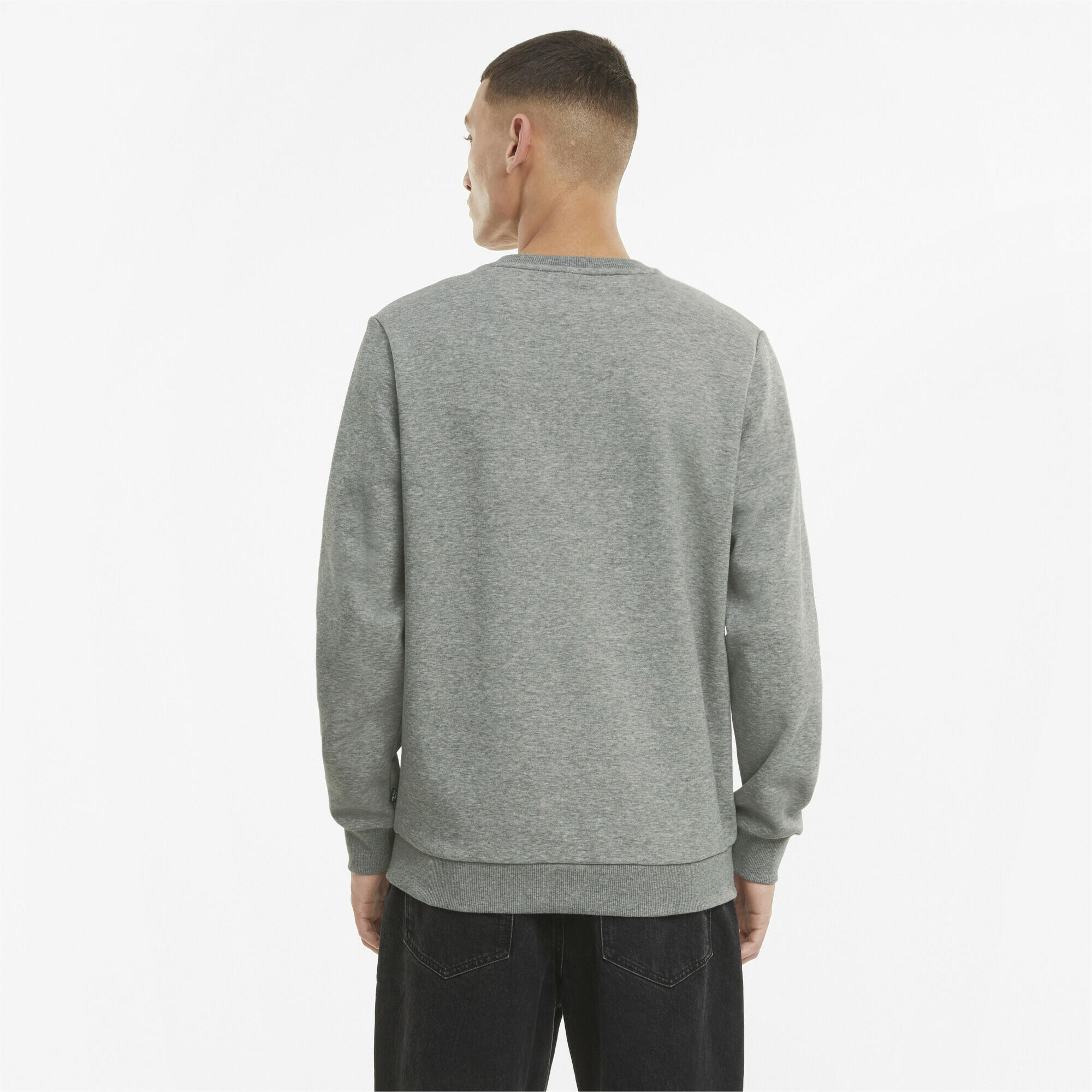 Sweat à col rond Essentials Big Logo homme PUMA Medium Gray Heather 3/5
