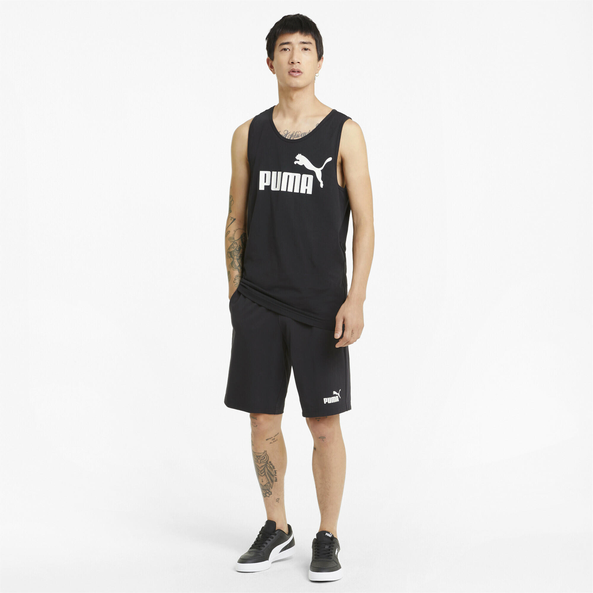 Shorts in jersey Essentials da uomo PUMA Black 4/7