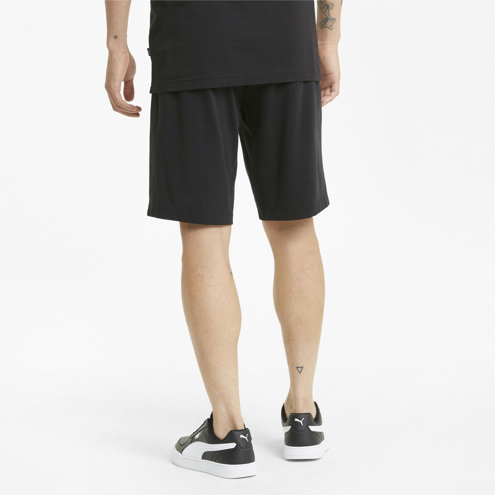 Shorts in jersey Essentials da uomo PUMA Black 3/7