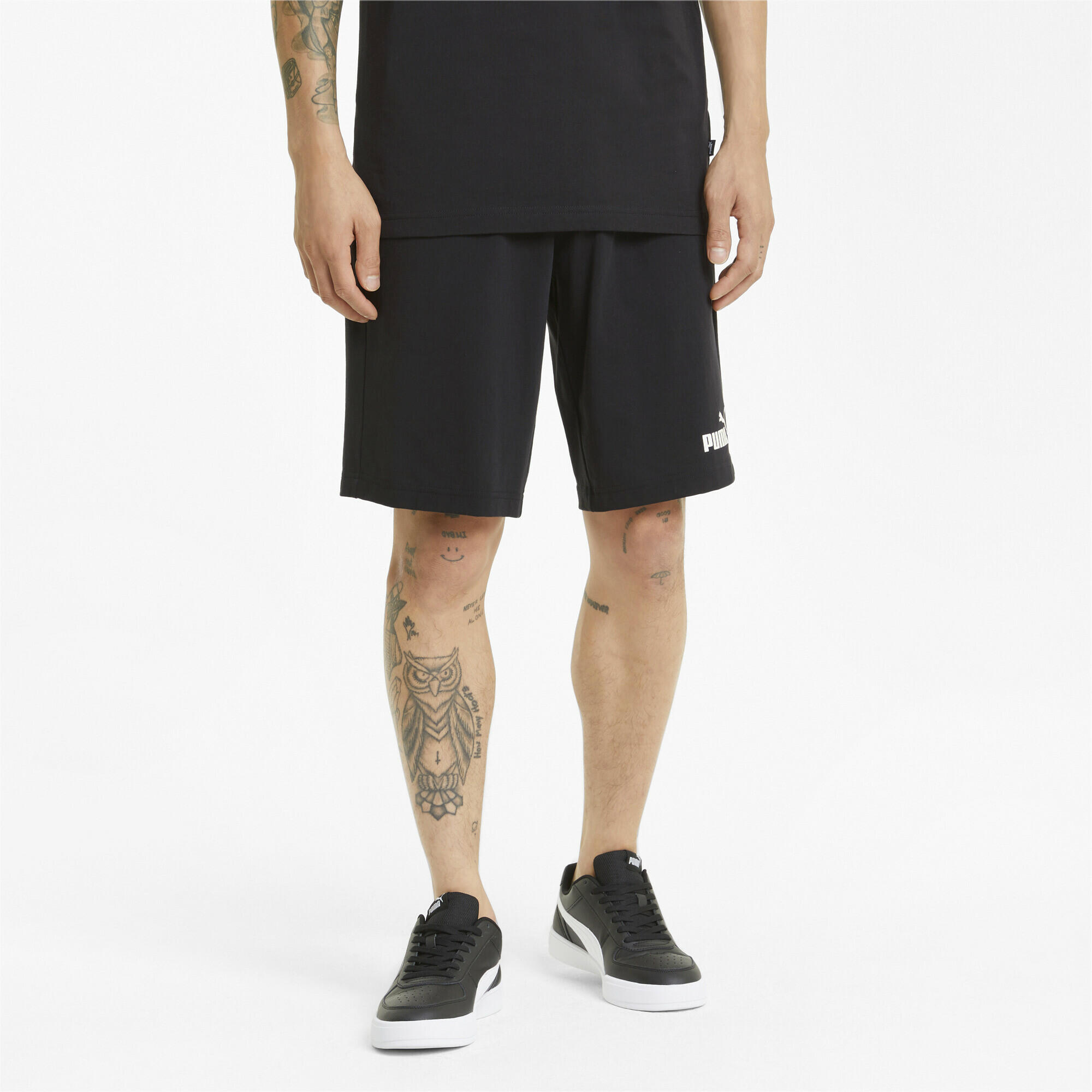 Shorts in jersey Essentials da uomo PUMA Black 2/7
