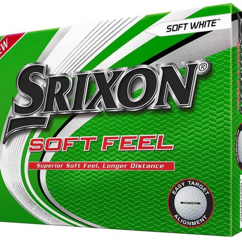 Caja de 12 Pelotas de golf Srixon Soft Feel Blanche