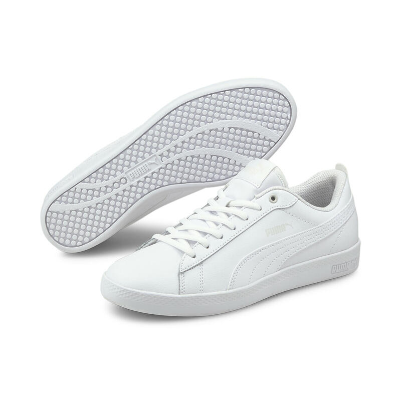 Baskets Puma Smash V2, Blanc, Femmes