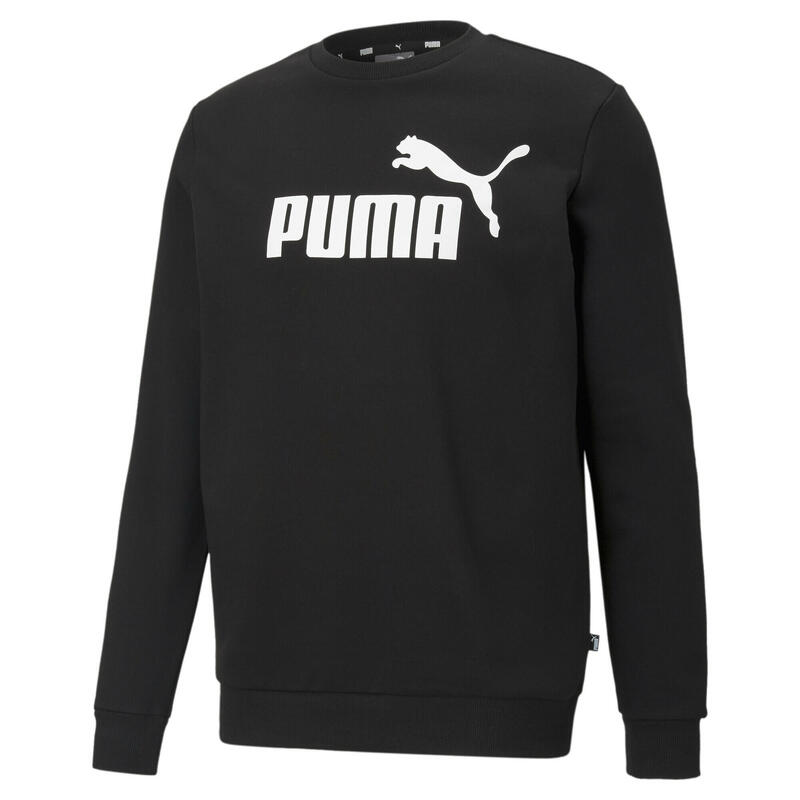 Sudadera de cuello redondo Essentials Big Logo Hombre PUMA Negro