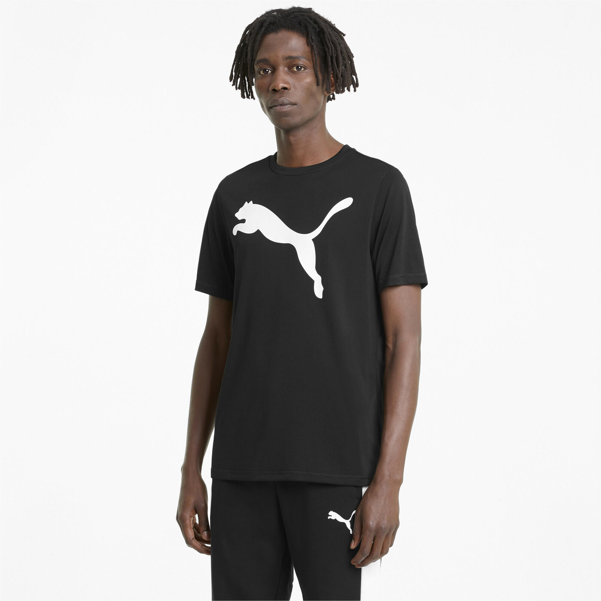 Camiseta Active Big Logo Hombre PUMA Negro 2/7