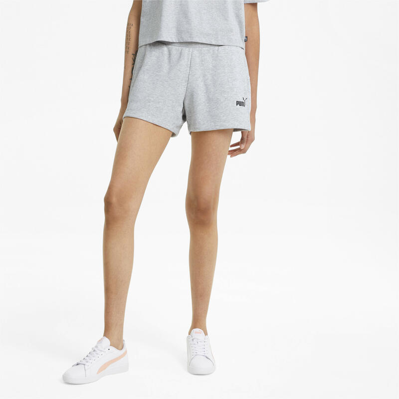 Essentials sweatshort dames PUMA Light Gray Heather