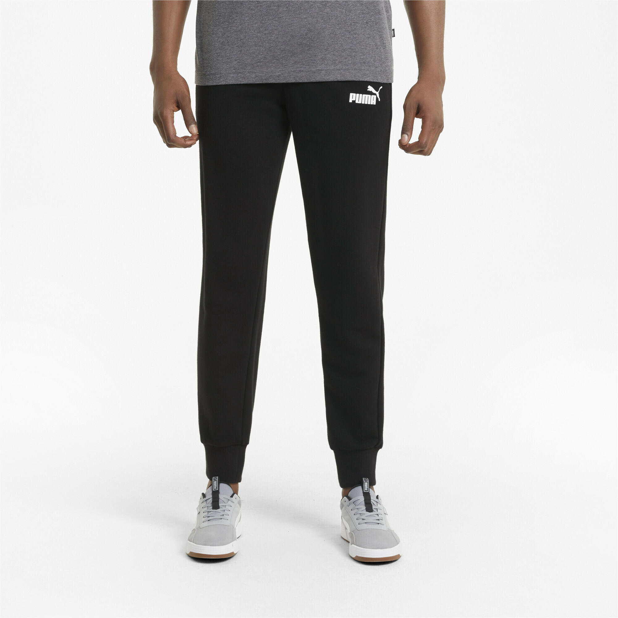 Essentials Logo Jogginghose Herren PUMA Black 2/6