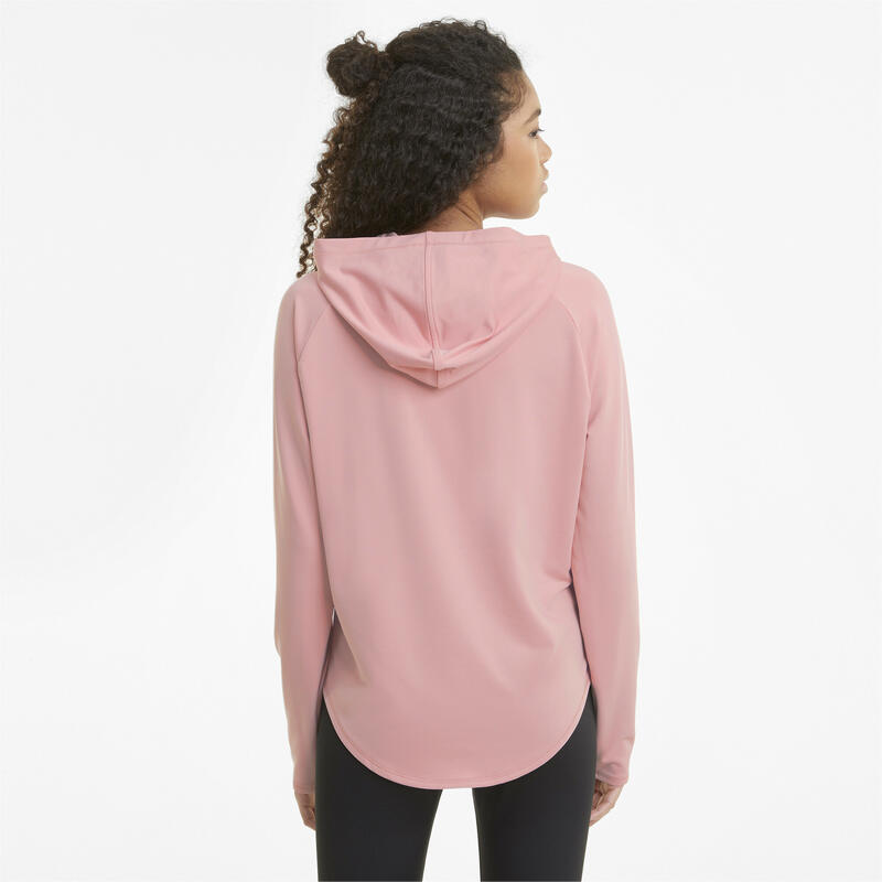 Active Hoodie Damen PUMA Bridal Rose Pink