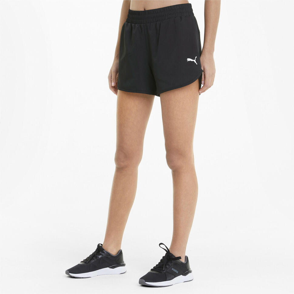 Damskie szorty z tkaniny Active PUMA Black