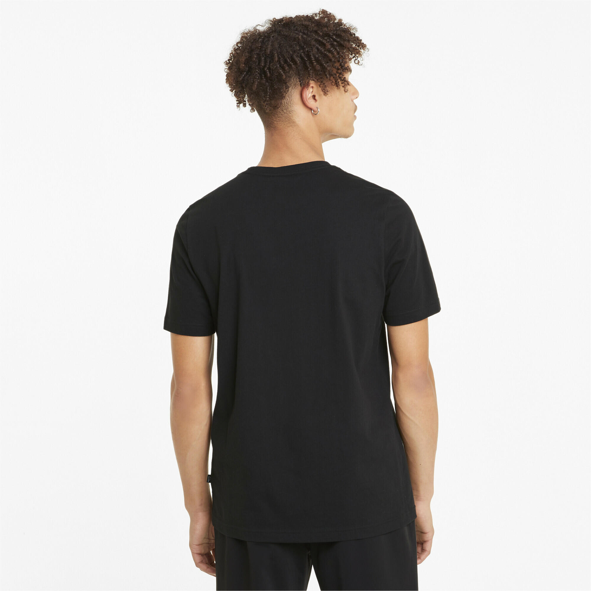 T-shirt à logo Essentials Homme PUMA Black 3/7
