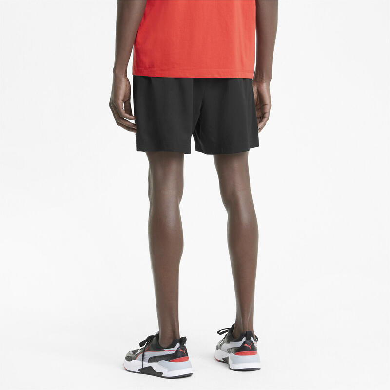 Pánské aktivní tkané 5" šortky PUMA Black